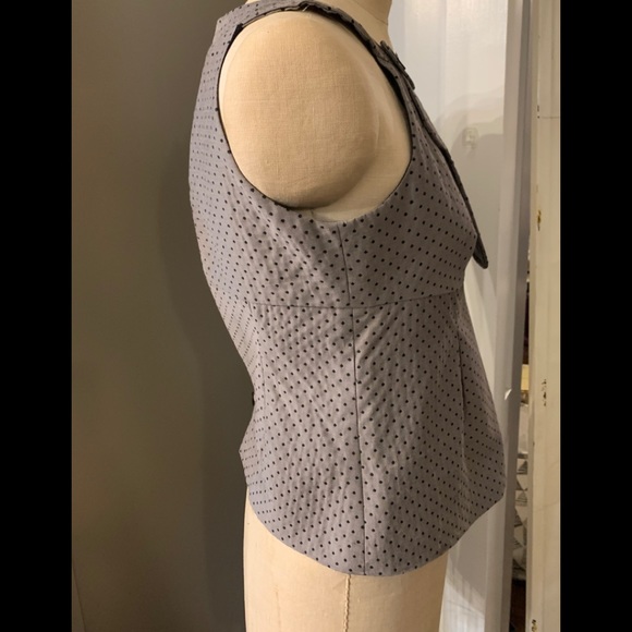 Cutest Corey Lynn Calter Sleeveless Gray Top sz 2 - Picture 2 of 4